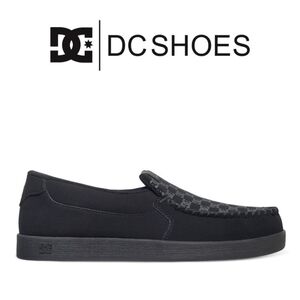 DC Shoes - Men's Villain Slip-On Shoes - Black, Grey - Size 10.5